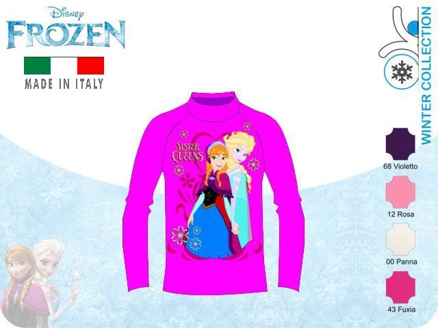 T-SHIRT M/L LUPETTO ELAST. 3/8ANNI (4col) FROZEN