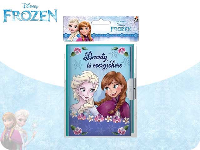 DIARIO SEGRETO CON LUCCHETTO 150X108MM FROZEN