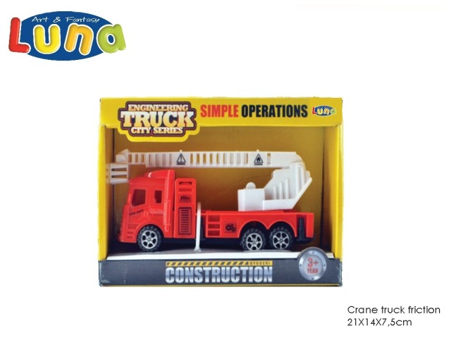 CAMION GRU A FRIZIONE 21X7,5X14CM LUNA