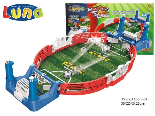 BOARD GAME PIN BALL FOOTBALL 38X23X5,5CM LUNA