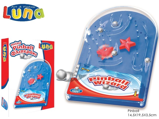 BOARD GAME PINBALL 14,5?19,5?3,5CM LUNA