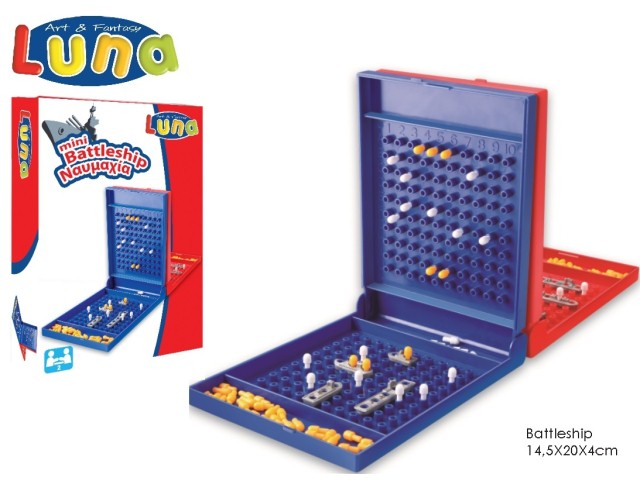 BOARD GAME BATTLESHIP 14,5?20?4CM LUNA