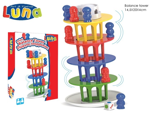 BOARD GAME BALANCE TOWER 14,5?20?4CM LUNA