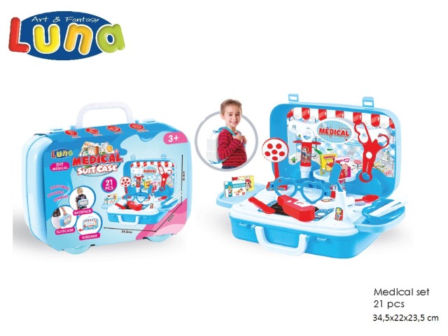 LA VALIGETTA DEL DOTTORE 22,5X8X24,5CM 22PCS LUNA