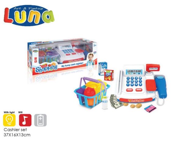 REGISTRATORE DI CASSA 37x16x13CM LUNA