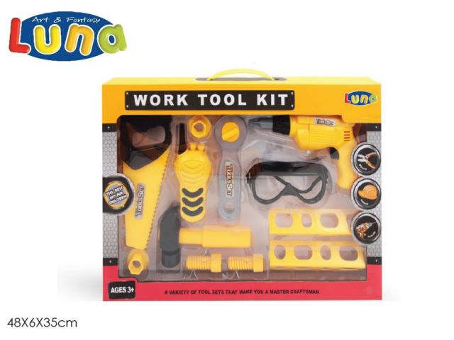 SET ATTREZZI 43x5.5x29.5CM LUNA