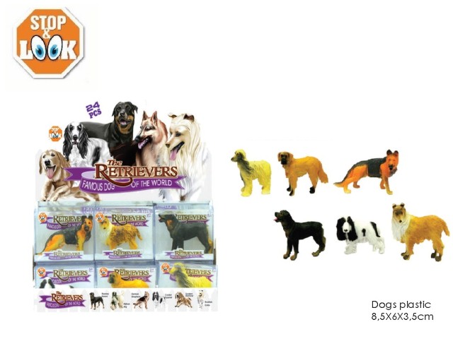 CANI DI RAZZA IN PLASTICA IN EXPO LUNA