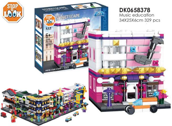 COSTRUZIONI SALA MUSICALE 329PCS 34X25X6 CM STOP&LOOK
