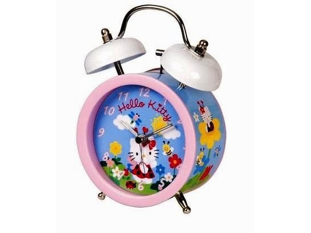 SVEGLIA 13CM HELLO KITTY