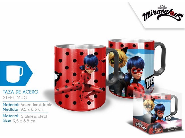 TAZZA IN ACCIAIO INOX LADYBUG PH