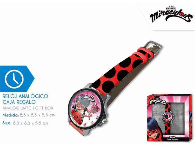 OROLOGIO ANALOGICO IN SCATOLA LADYBUG