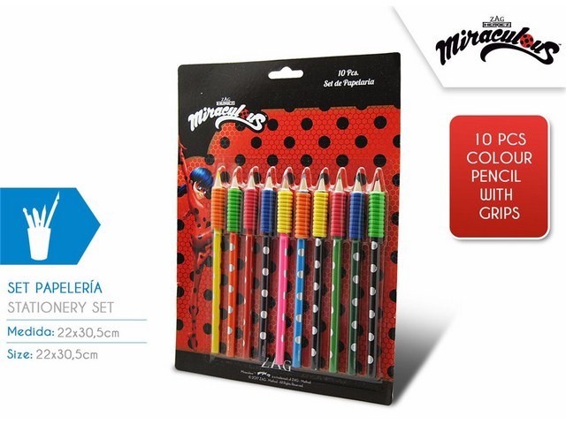 SET CARTOLERIA 10 PEZZI LADYBUG