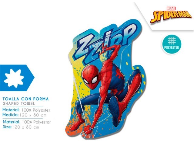 TELO CON FORMA 88X148 CM SPIDERMAN