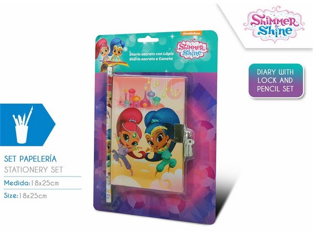 SET CARTOLERIA 2 PEZZI SHIMMER AND SHINE
