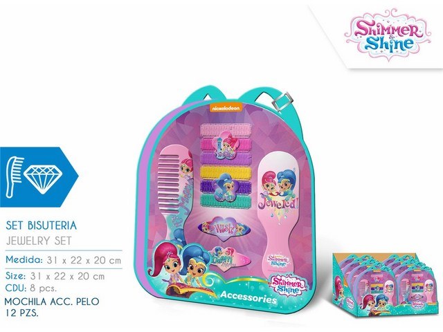 ZAINO ACC. CAPELLI 12 PEZZI SHIMMER AND SHINE