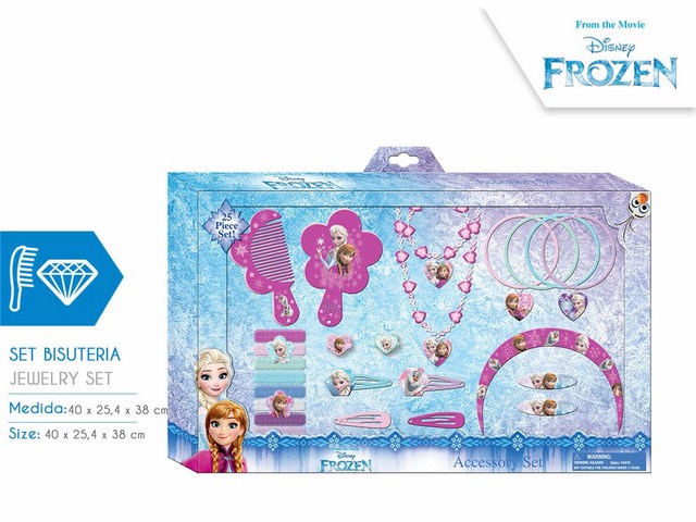 SET ACCESSORI CAPELLI 25 PCS FROZEN