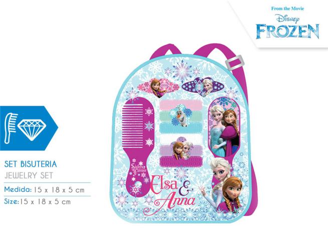 ZAINO ACC. CAPELLI 12 PEZZI FROZEN