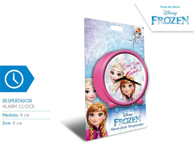 SVEGLIA FROZEN 9 CM