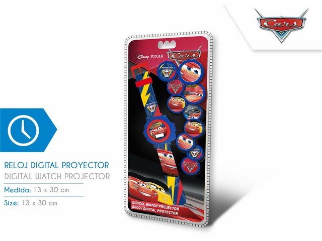 OROLOGIO DIGITALE PROYECTOR 24 IMAGENES CARS 3