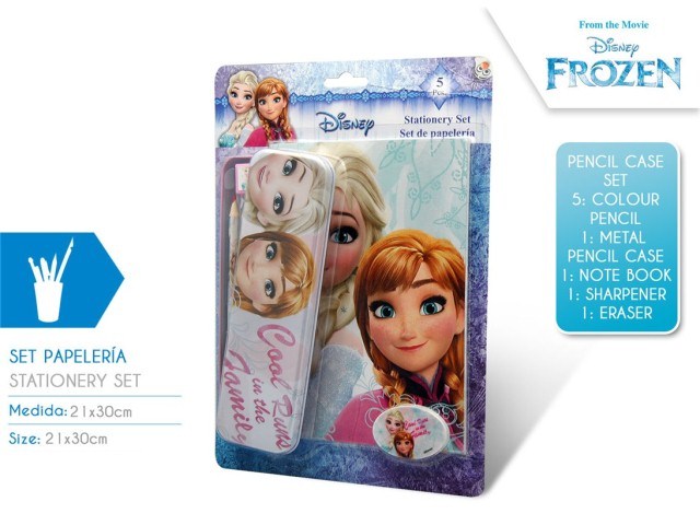 SET CARTOLERIA 5 PEZZI FROZEN