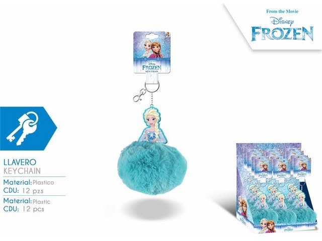 PORTACHIAVI POMPON IN DISPLAY 12U FROZEN