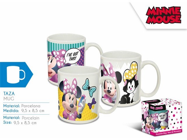 TAZZA CERAMICA 3 DISEGNI ASS.TI MINNIE