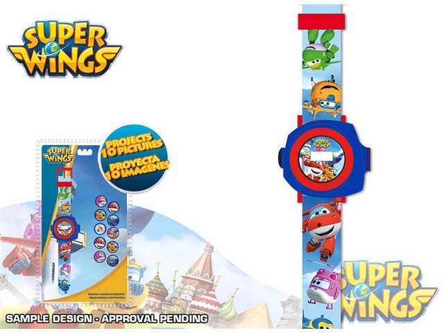 OROLOGIO DIGITALE PROIETTORE 10 IMMAGINI SUPER WINGS