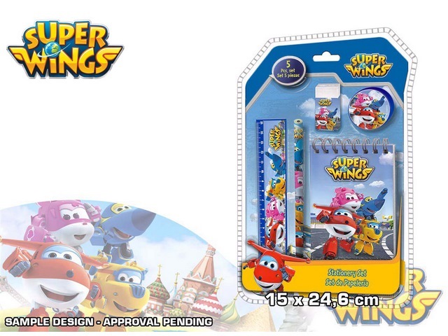 STATIONARY SET  5PZ CONFEZIONE 3D SUPER WINGS