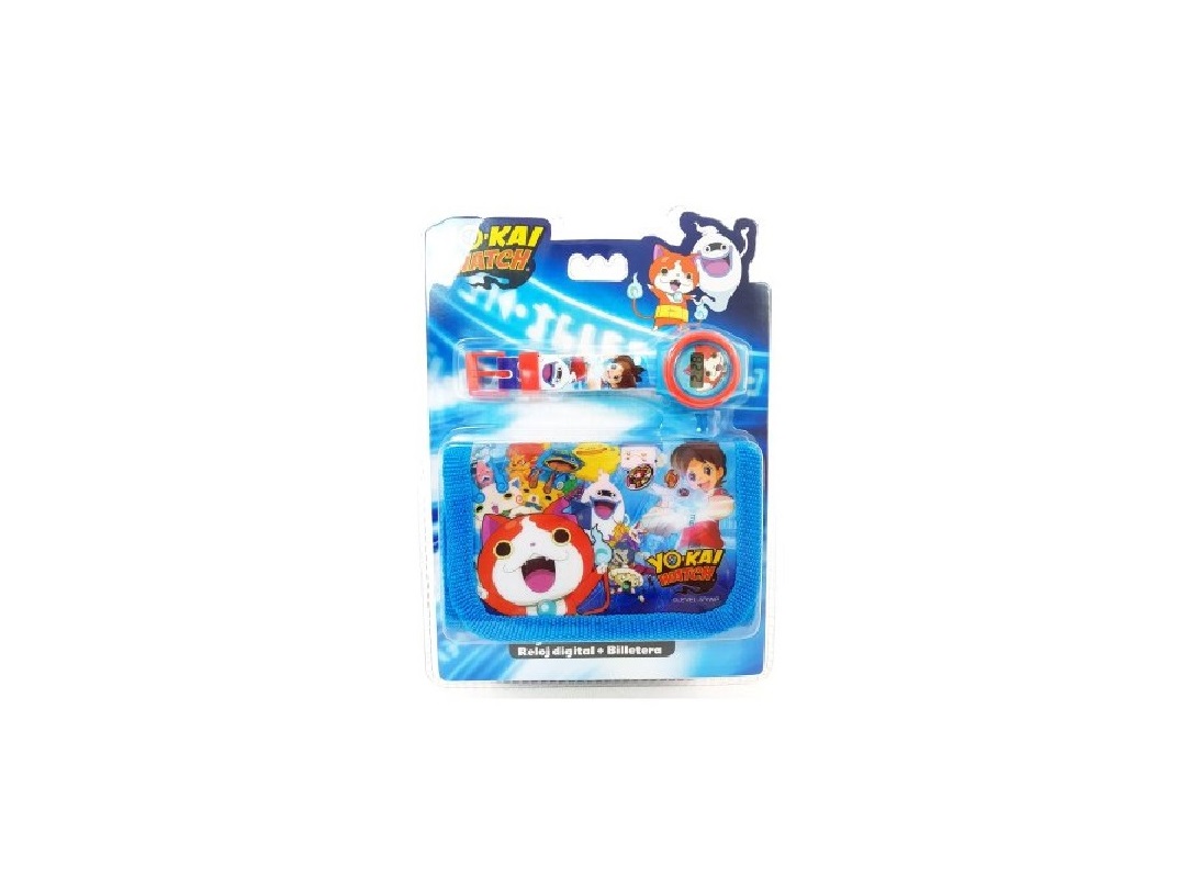 SET OROLOGIO + PORTAFOGLIO  YO-KAI WATCH