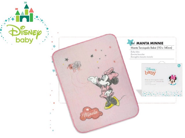 COPERTA IN RASCHEL 110 X 140 SCATOLA MINNIE