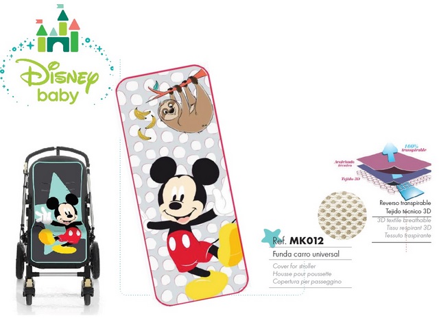 COPERTA PER PASSEGGINO - MOD. THE CRAZE MICKEY