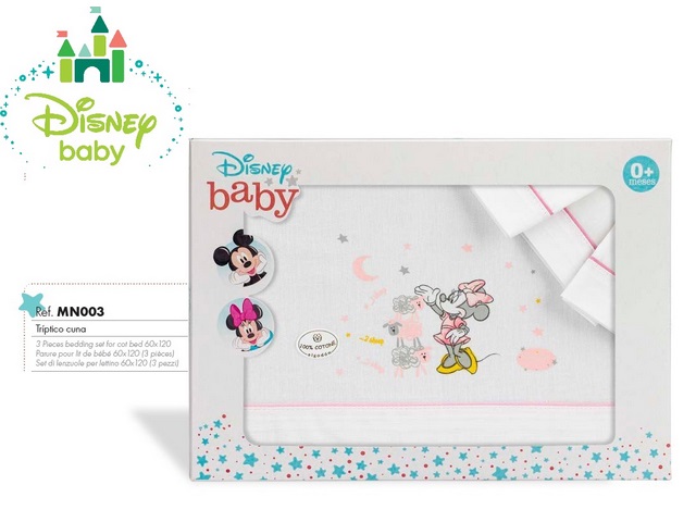LENZUOLA PER LETTINO 60X120 MINNIE