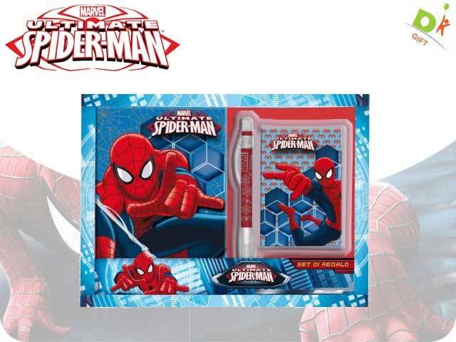 DIARIO + AGENDA E PENNA SPIDERMAN