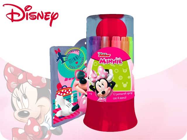 SET PENNARELLI AEROGRAFICI MINNIE