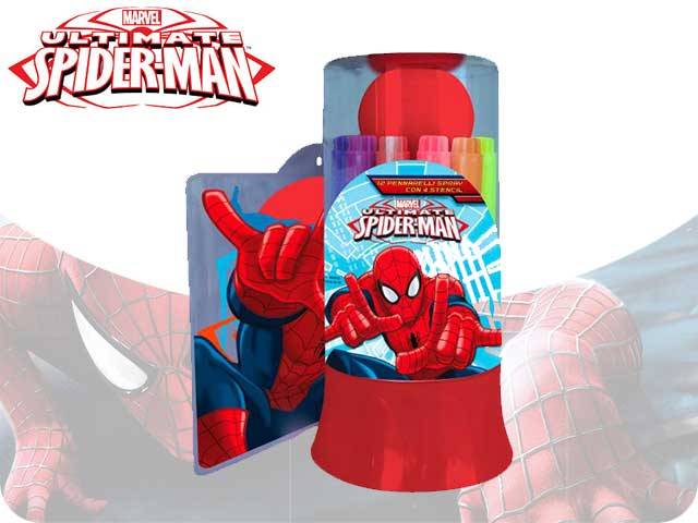 SET PENNARELLI AEROGRAFICI SPIDERMAN