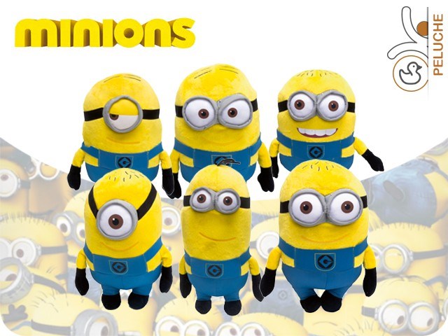 PELUCHE VELBOA MINIONS 30CM 3 SOGG.