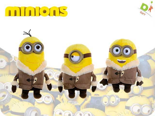 PELUCHE VELBOA MINIONS ICE VILLAGE 28CM 3 SOGG.