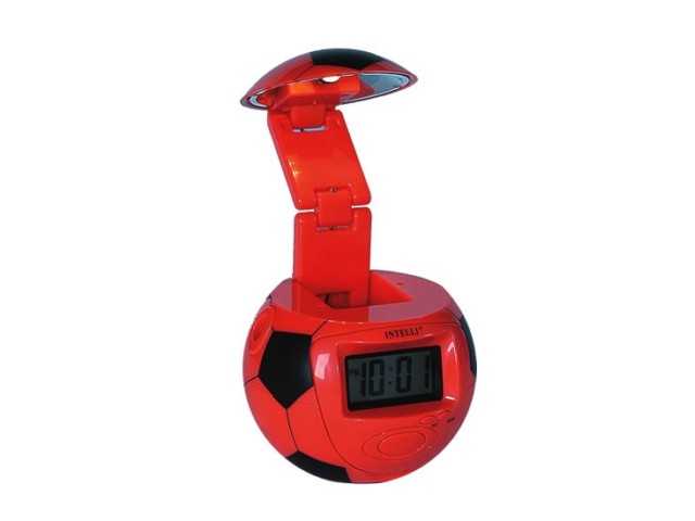 LAMPADA CON OROLOGIO 10X10 ROSSONERI