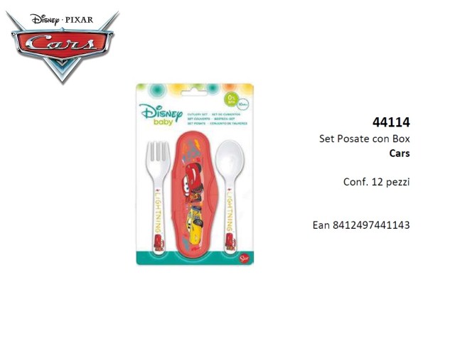 SET 2 POSATE CON BOX CARS PH