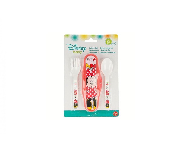 SET 2 POSATE CON BOX MINNIE BABY PH