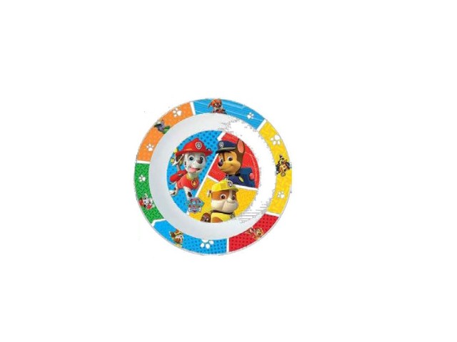 PIATTO FONDO PP MICROW. PAW PATROL PH