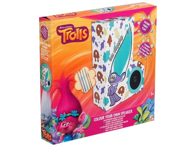 GIOCA E COLORA CASSA MUSICA TROLLS