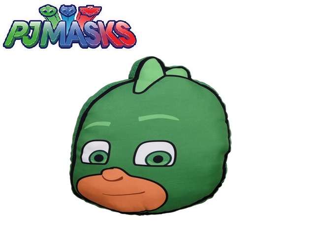 CUSCINO PJ MASKS SAGOMATO DJEKO 40X31 CM 100% POLY MICROFIBRA