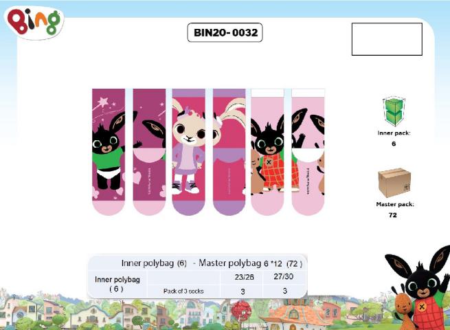 BING TRIS SOCKS GIRL