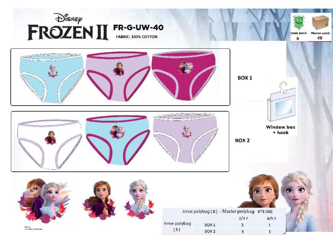 FROZEN II SET 3 SLIPS