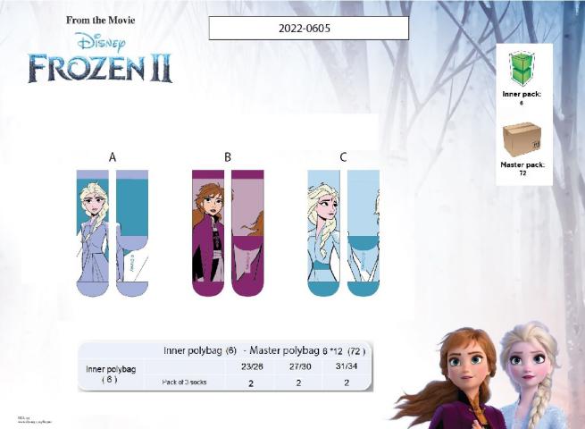 FROZEN II TRIS SOCKS